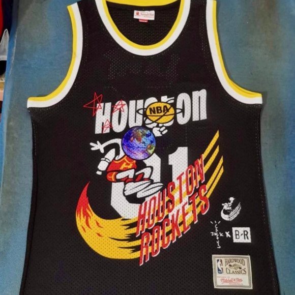 Mitchell Ness Rockets Jersey 